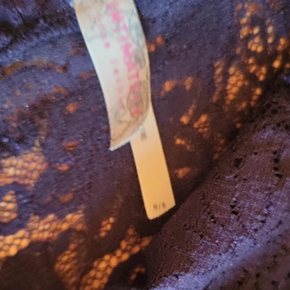 Free People Sheer Navy Lace Maxi Dress - Picture 7 of 13